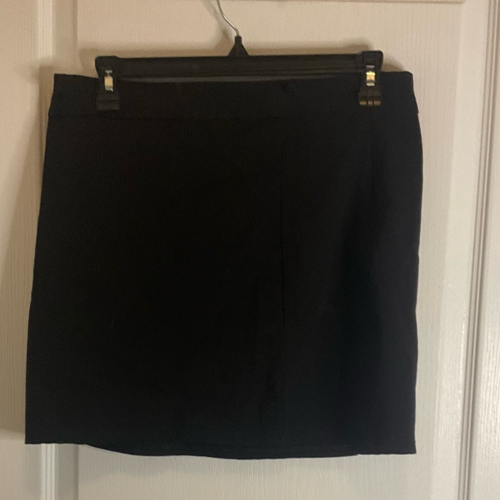 Black Mini Pencil Skirt for Work
